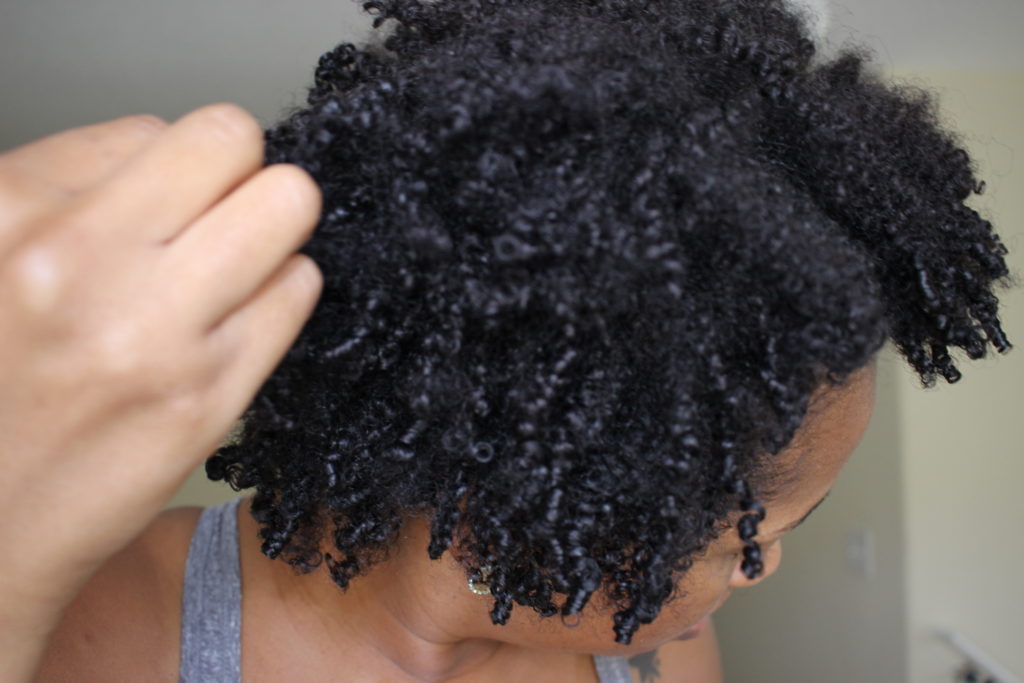 The little in jen that could blog, natural hair, curly hair, stretched curly hair, How to Preserve Wash and Go Overnight/ Stretch a Wash and Go (For short hair)