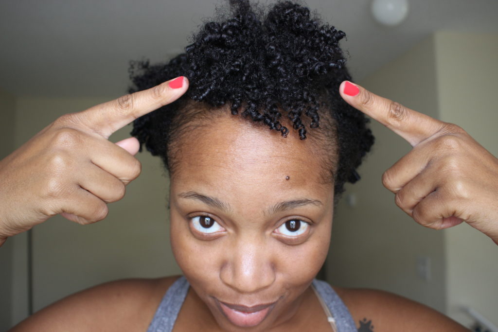 The little in jen that could blog, natural hair, curly hair, stretched curly hair, How to Preserve Wash and Go Overnight/ Stretch a Wash and Go (For short hair)